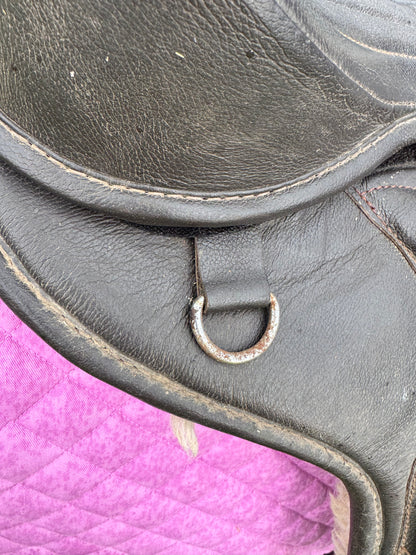 Cosmic Leathers Uk Brown Treeless Saddle | Second Hand Tack Horse  #506