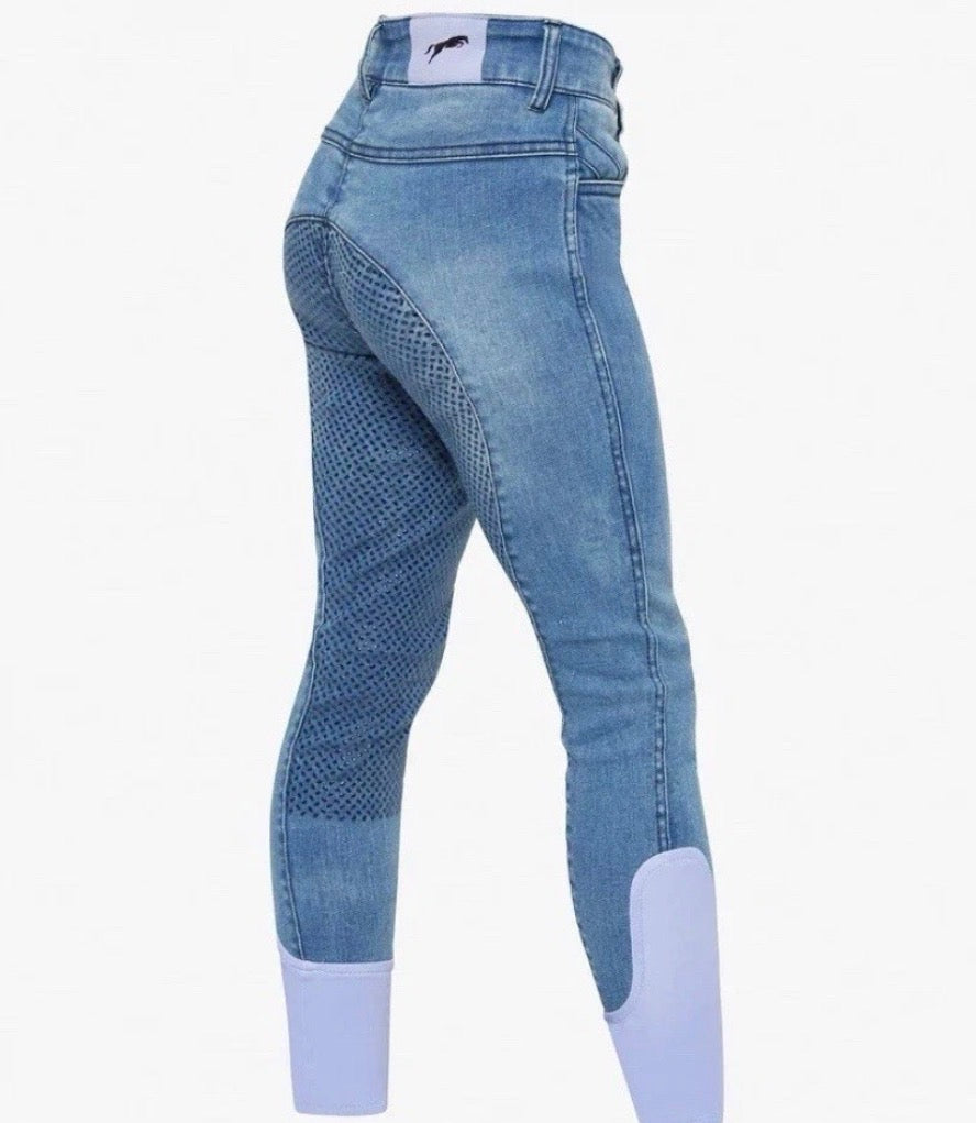 Premier Equine Rocket Girls Denim Riding Breeches