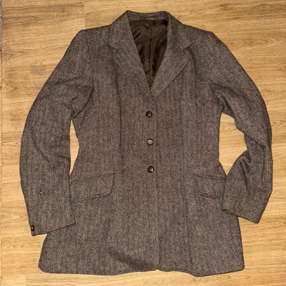 Saddle Master Ladies 38” Wool Tweed Show Jacket #712 Hunting Showing