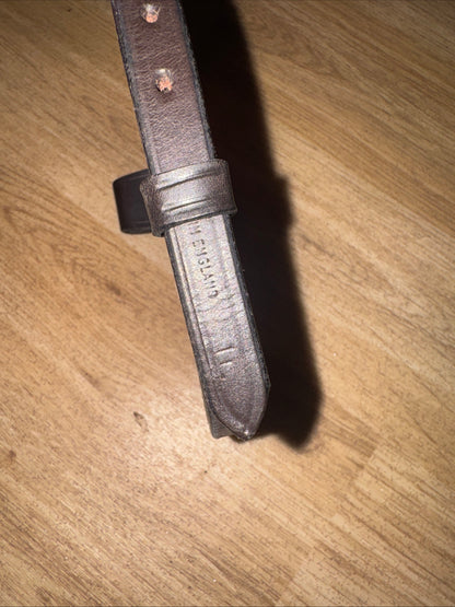English Leather Brown Size Full Flash Strap And Connector Horse Tack Bridle #12