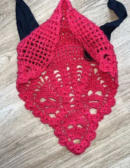 Full Size Pink Soft Ear Veil Ears #1