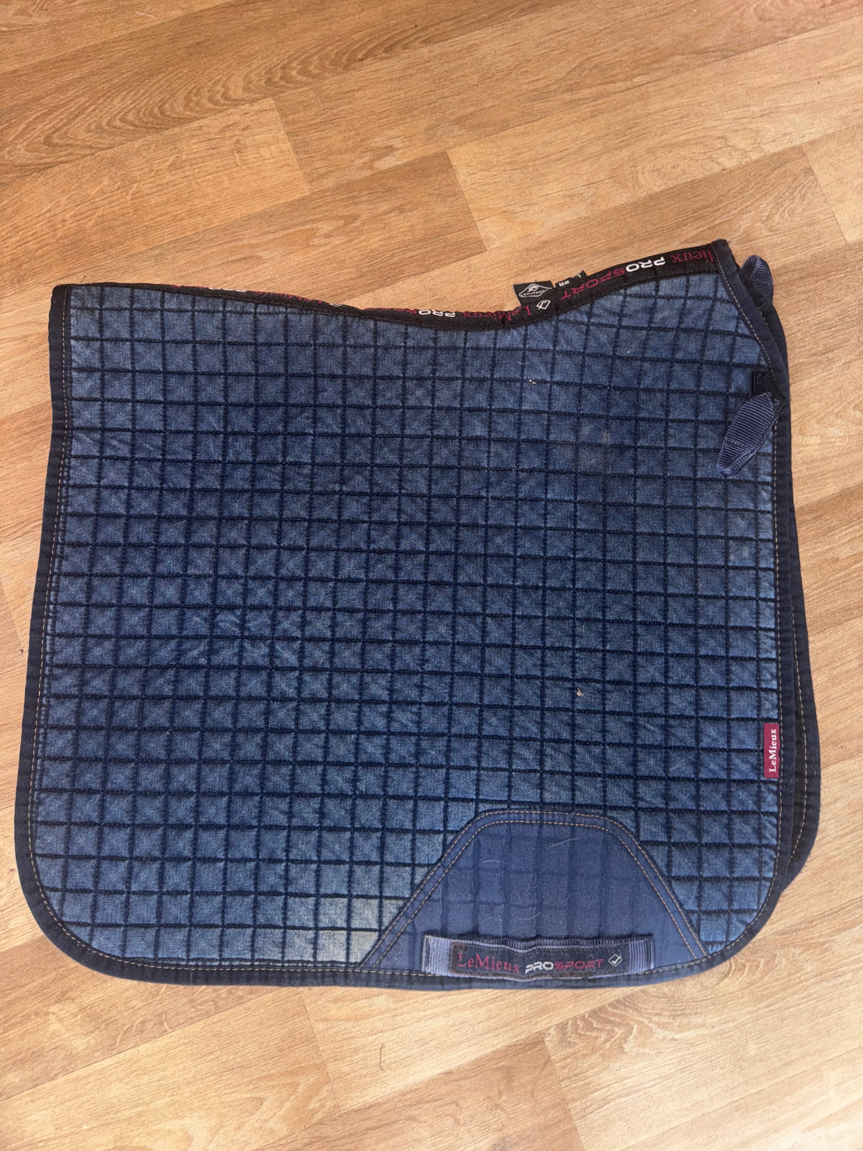 RARE DISCONTINUED Lemieux Denim Dressage Pad - Size Large