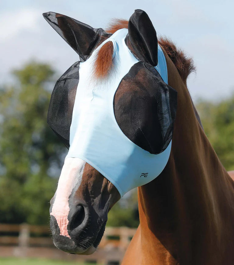 Premier Equine Comfort Tech Lycra Fly Mask .