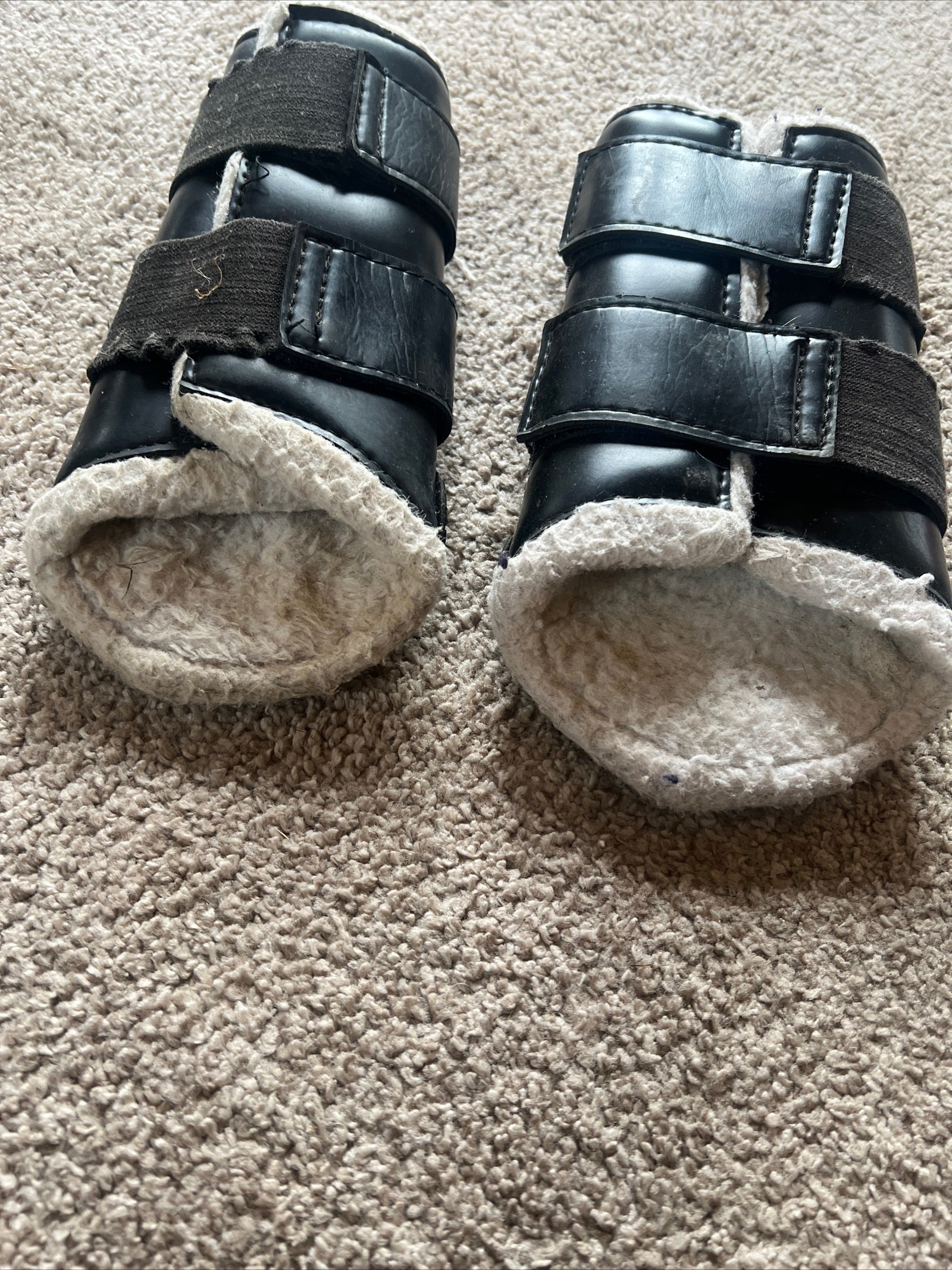Jumpers Horse Line Fluffy Lined Brushing Boots
