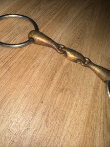 5” Copper Mix Lozenge Loose Ring Snaffle
