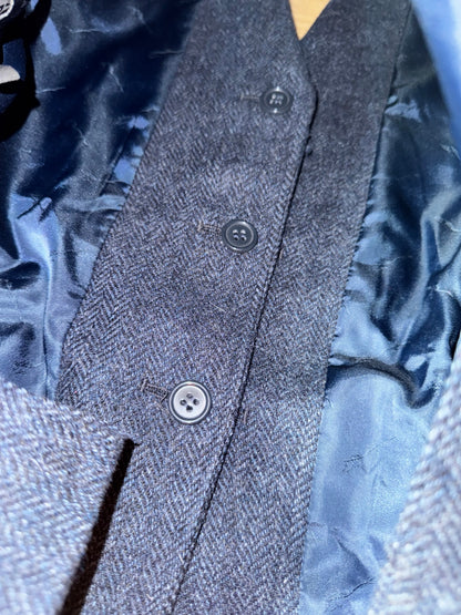 Shires Malvern Navy Tweed Show Jacket Junior Unisex 30” Showing Horse Riding #397