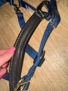 Km Elite Blue XS Pony Headcollar - FREE Postage