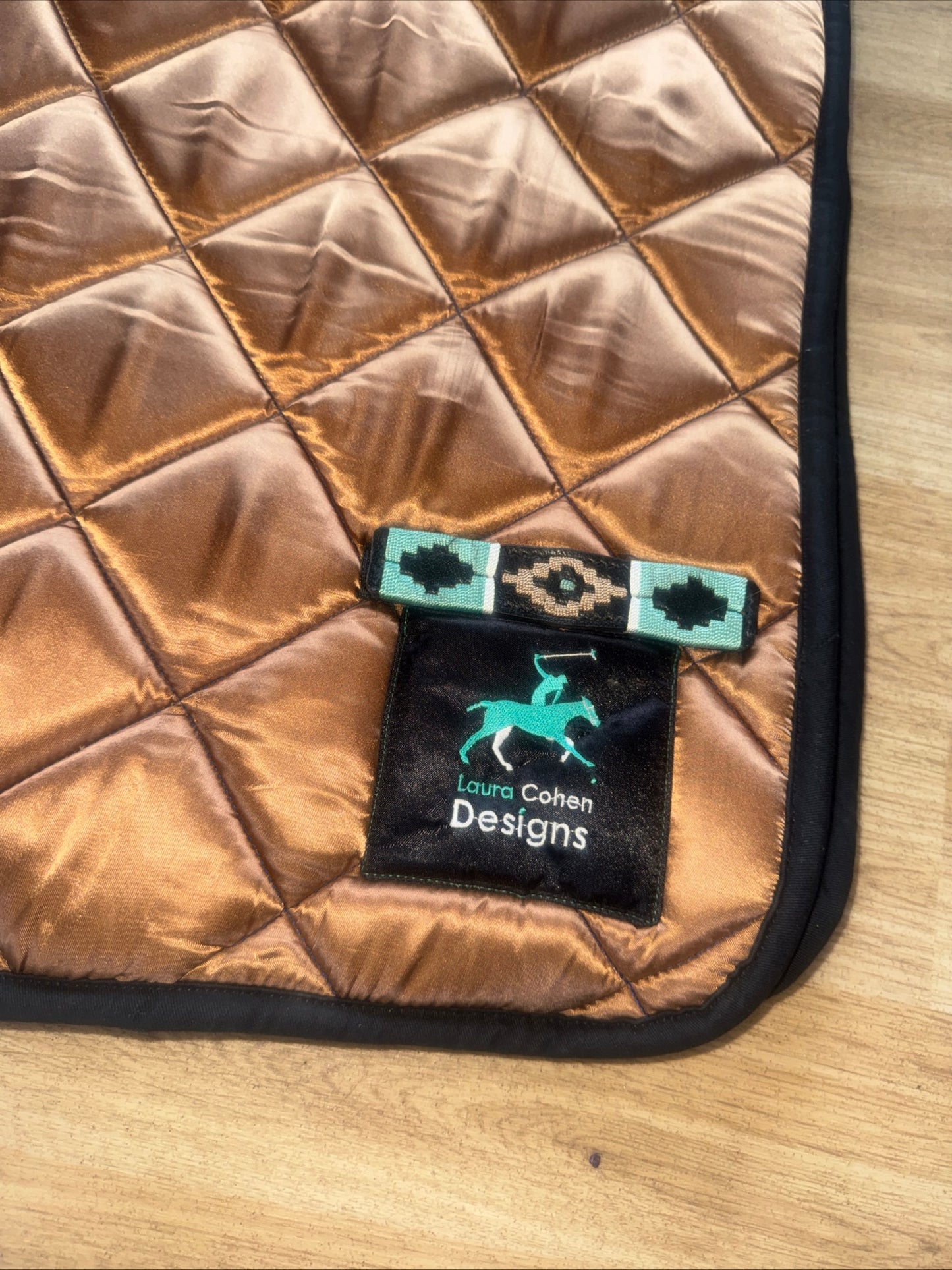 Laura Cohen Size Full Saddle Pad - Gorgeous! Polo
