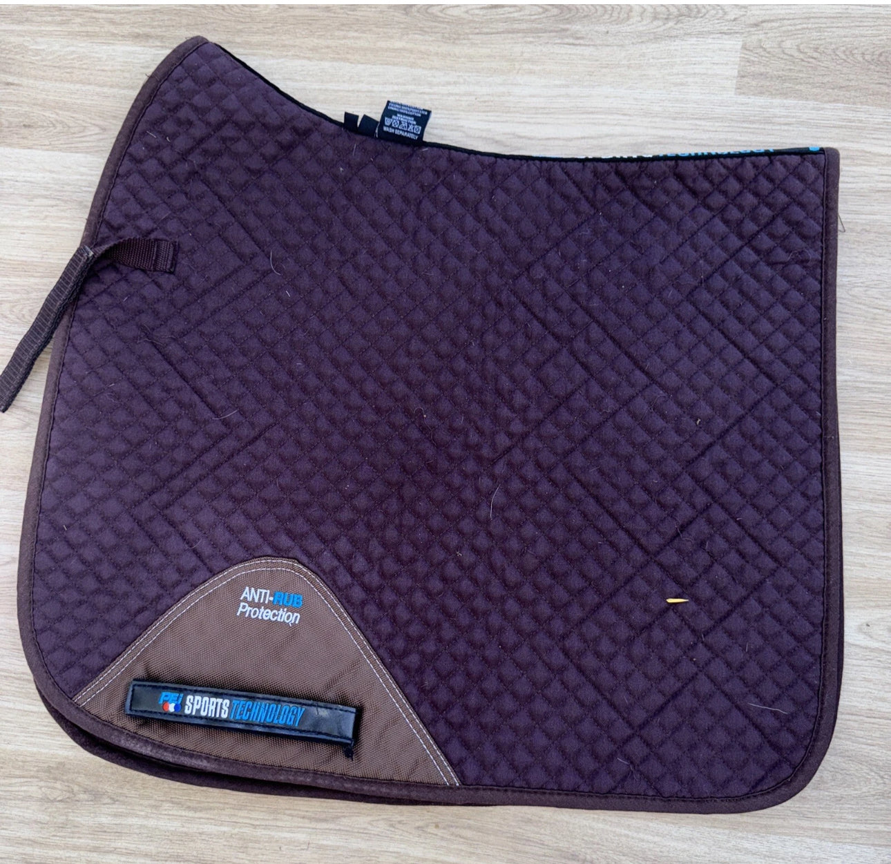 Premier Equine Brown Full Size Dressage Square Saddle Pad
