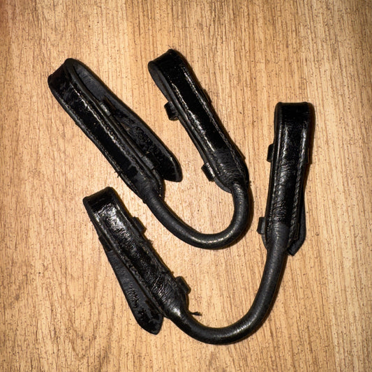 Pony/Cob Size Black Leather Pelham Roundings #1