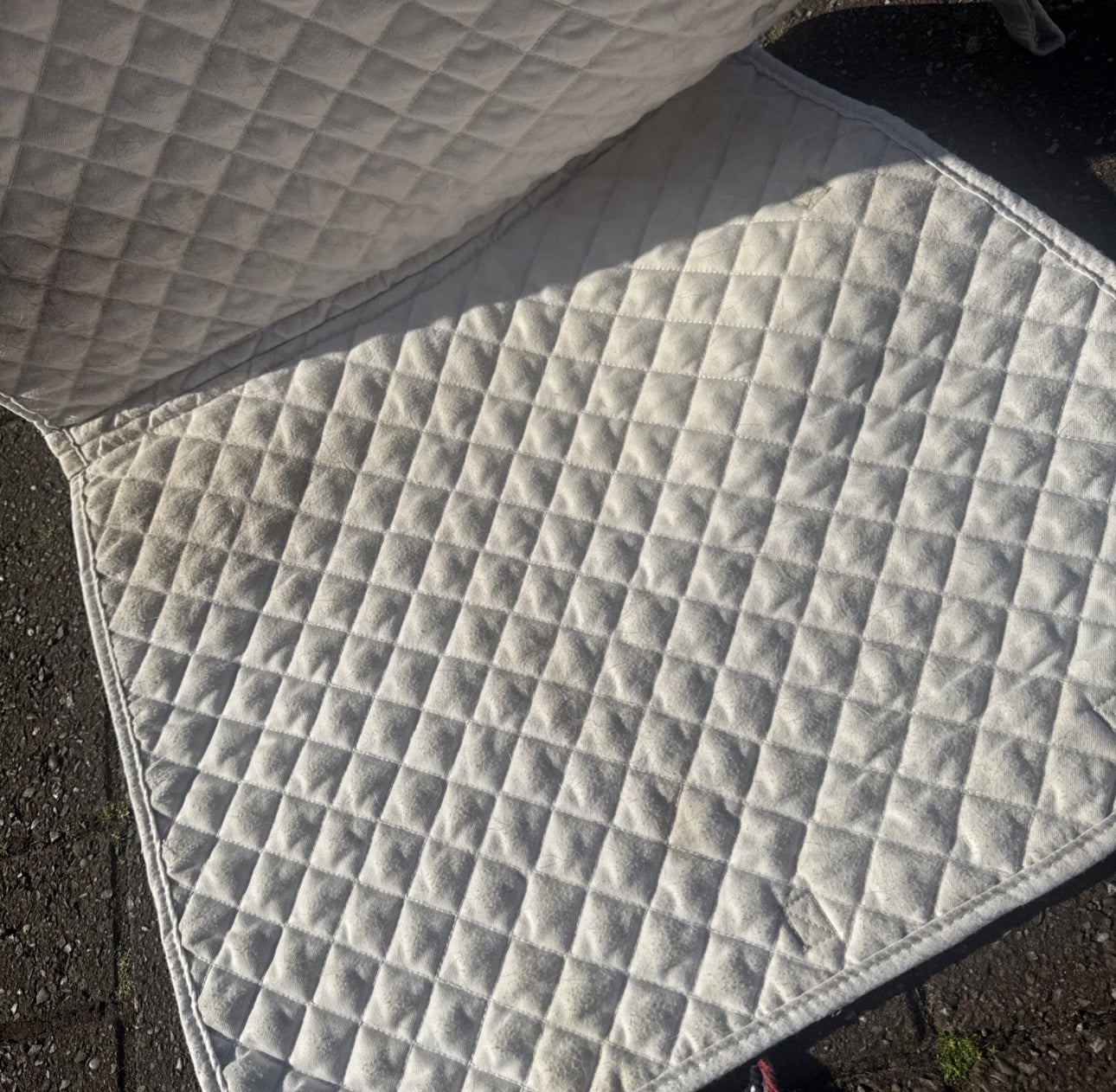 Shires Wessex White Pony/Cob Saddle Pad