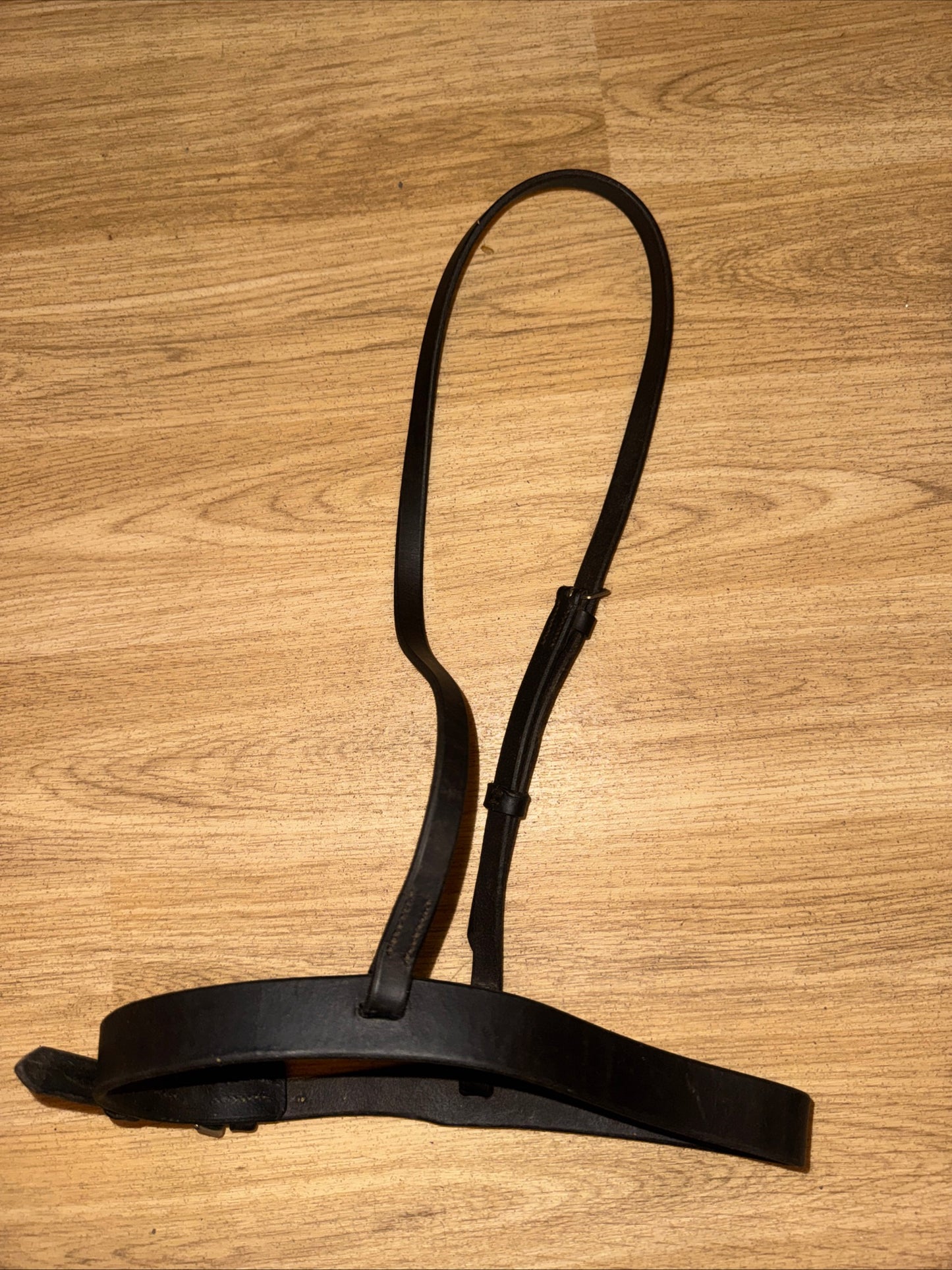 Dark Brown Cob Size English Hunter Noseband #13