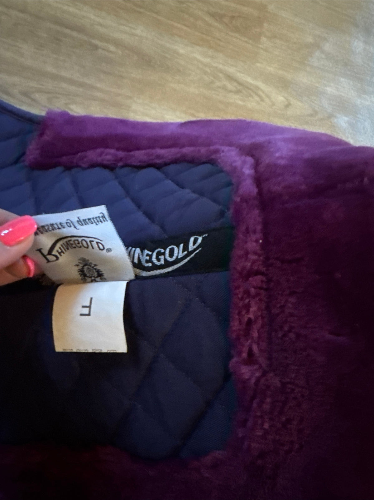 Rhinegold Purple Size Full Half Pad Fluffy Comfort Horse Tack