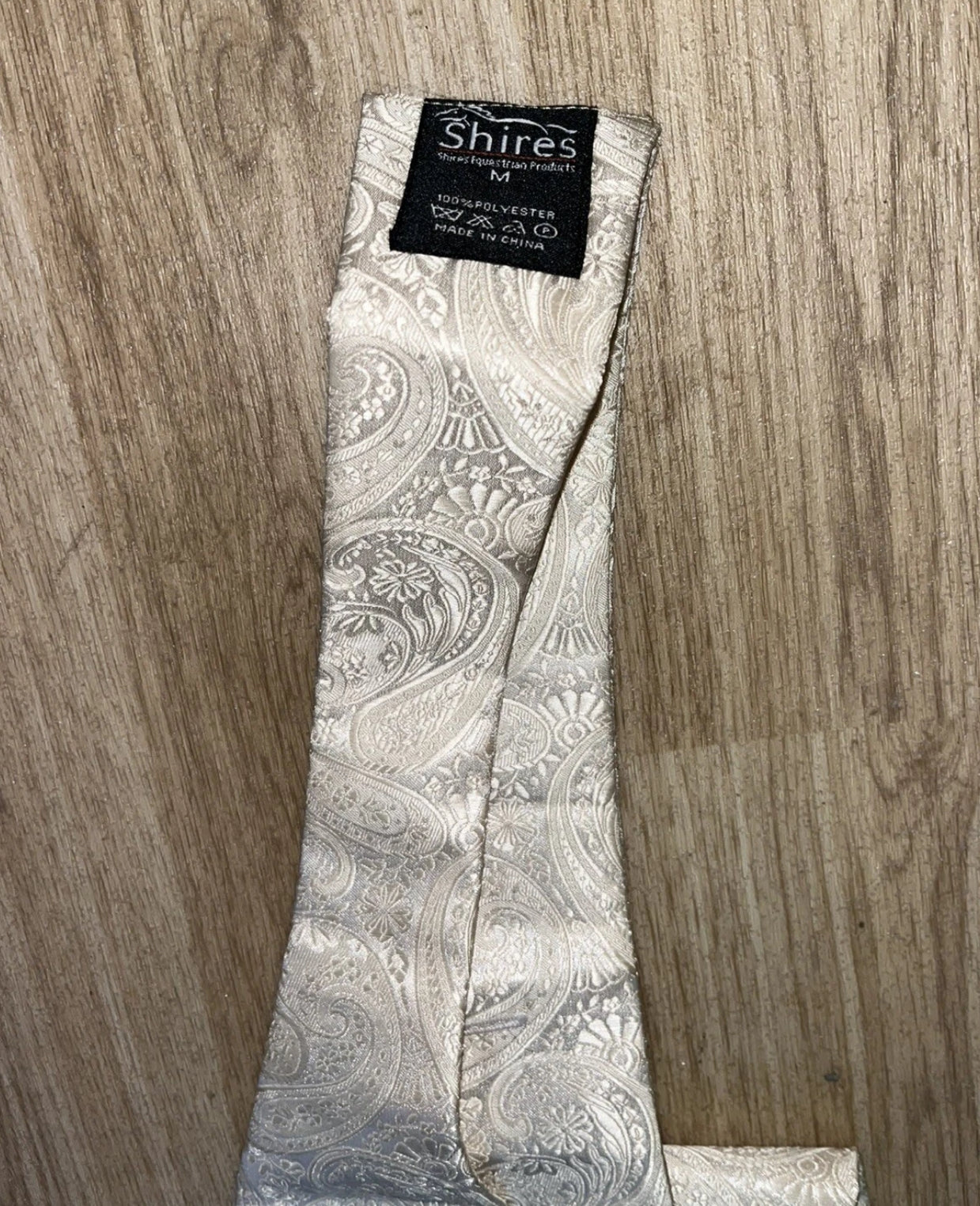Cream Embossed Ladies Medium Stock