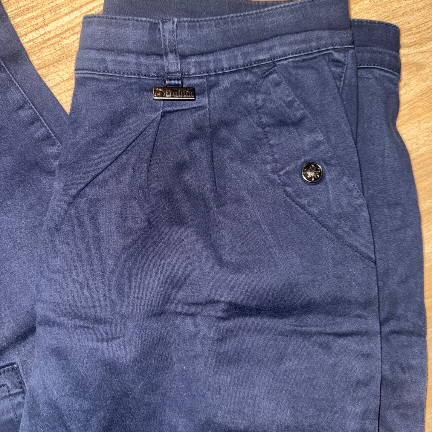Dublin Navy Pleated 32” Breeches