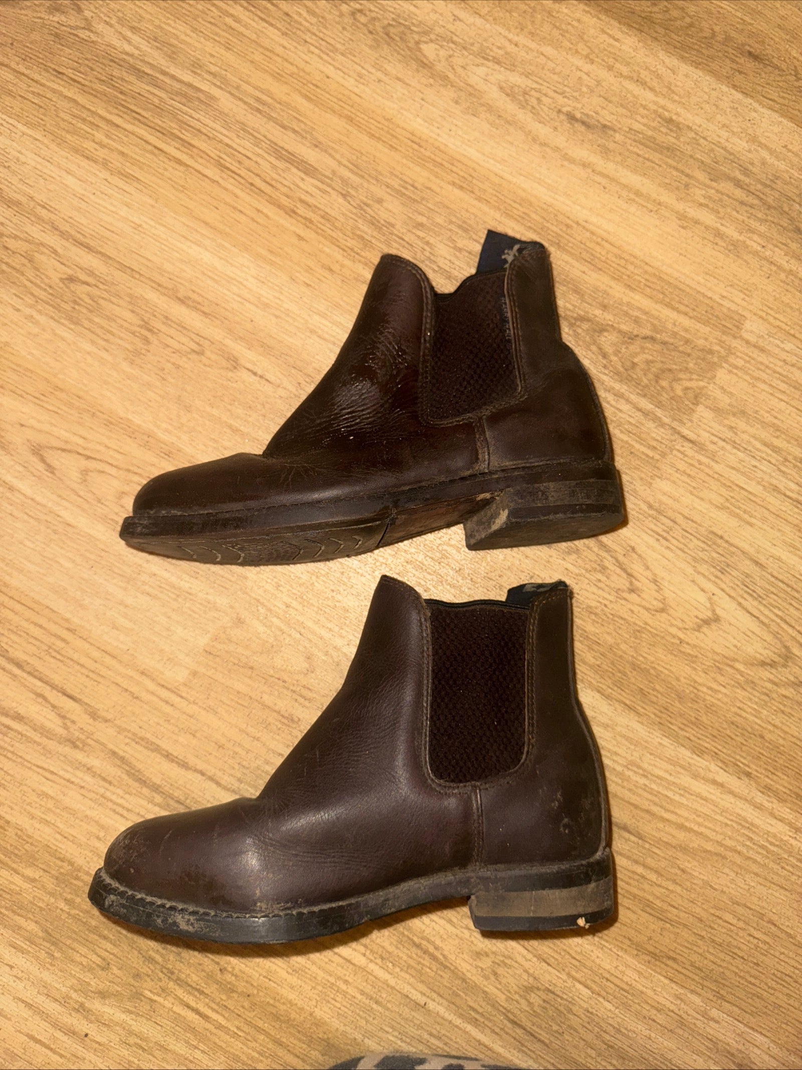 Harry Hall Brown Leather Jodphur Boots - Childs Size 12