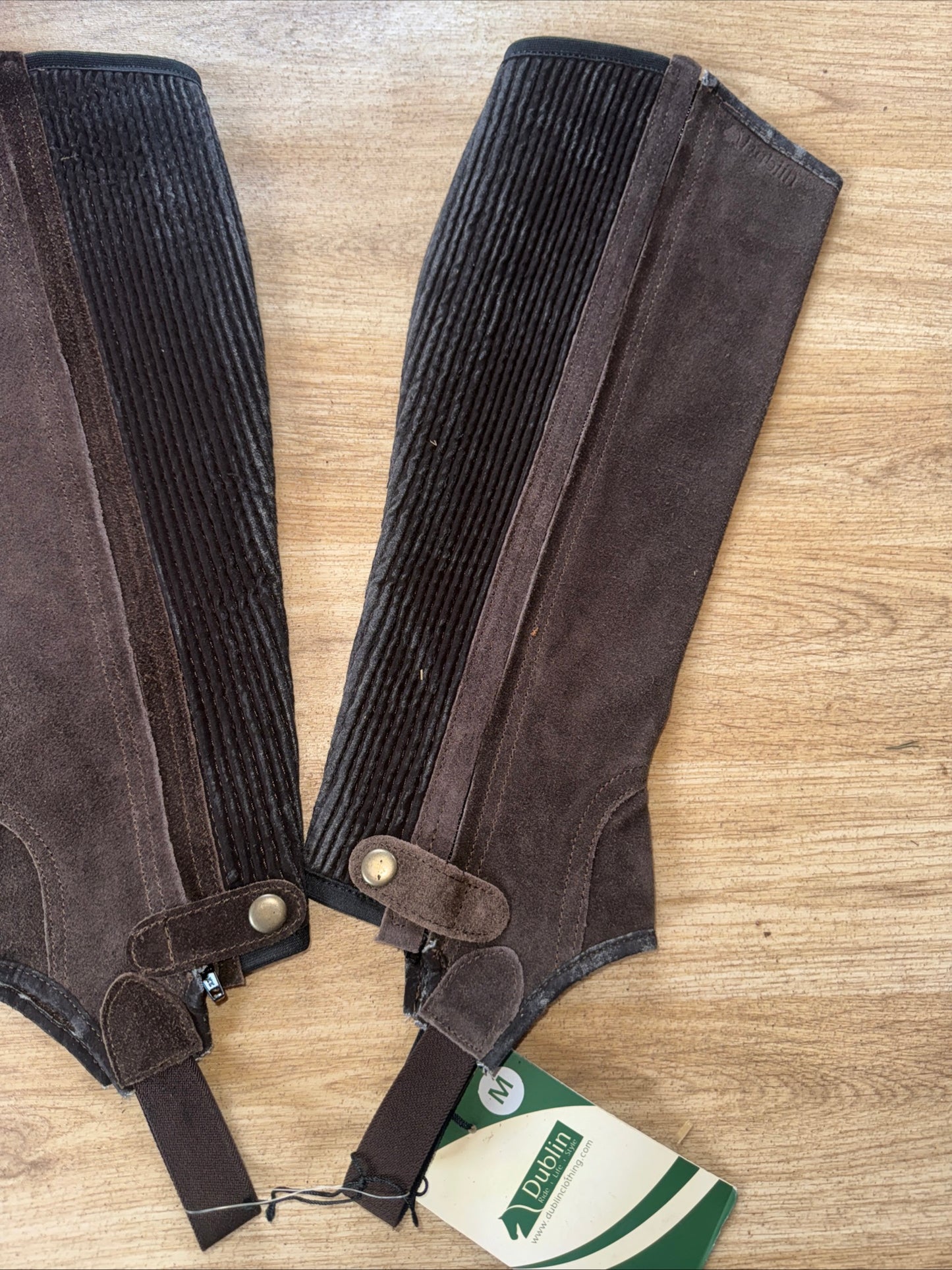Dublin Brown Suede Ladies Medium Chaps