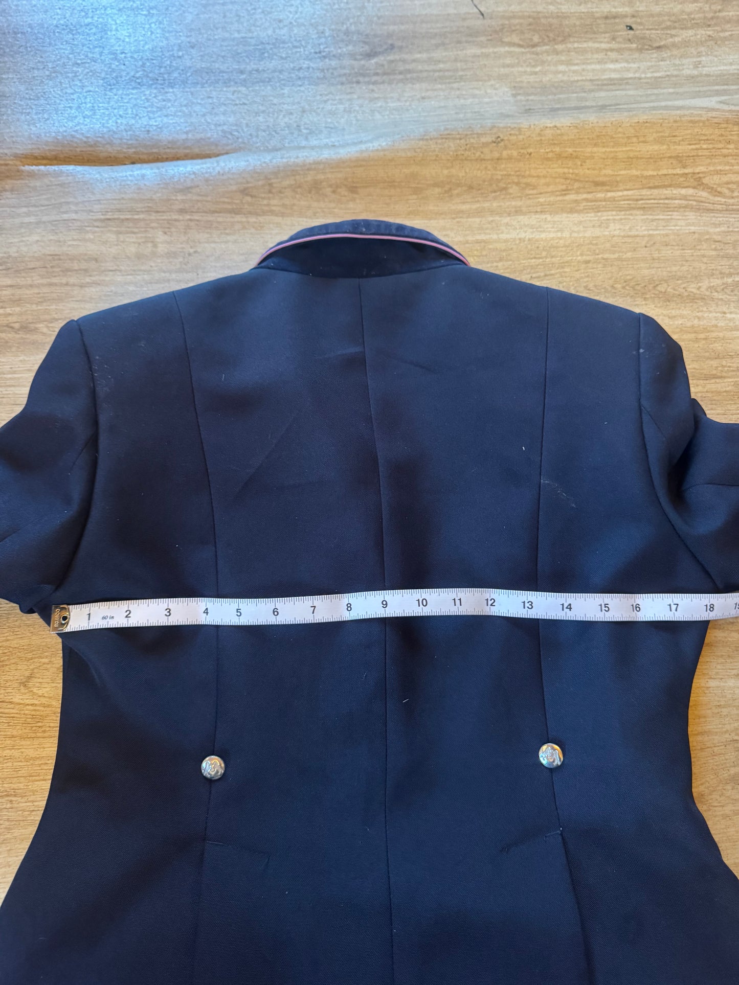 Sherwood Forest Navy Ladies Size 12 Show Jacket #555 Second Hand Horse Riding