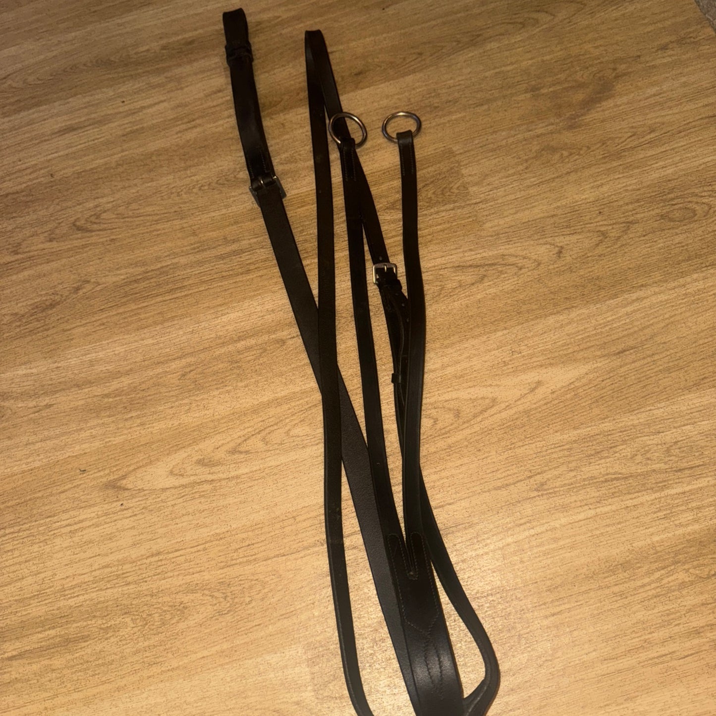 Cameo Leather Full Size Black Running Martingale #34