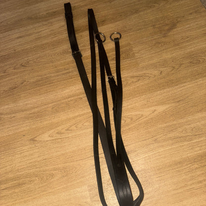 Cameo Leather Full Size Black Running Martingale #34