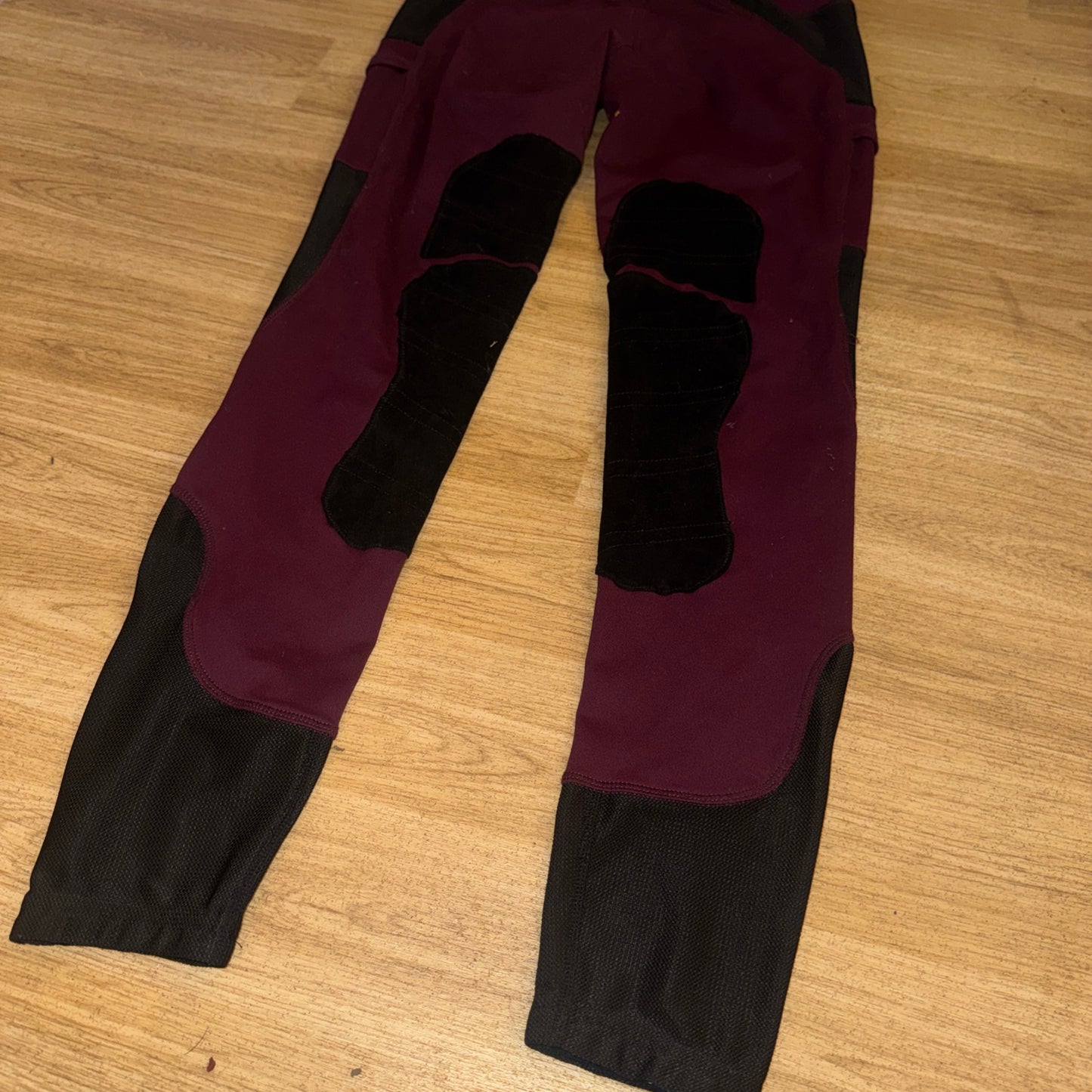 Horseware Burgandy Plum Ladies Size Medium Riding Tights