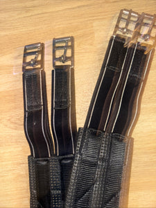 40” Black Elasticated Comfort Girth - Easy Wipe Clean