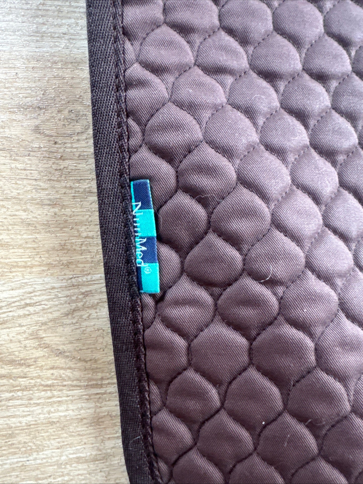 Nuumed Hi Wither Brown Size Large Dressage Square Saddle Pad | Second Hand Tack