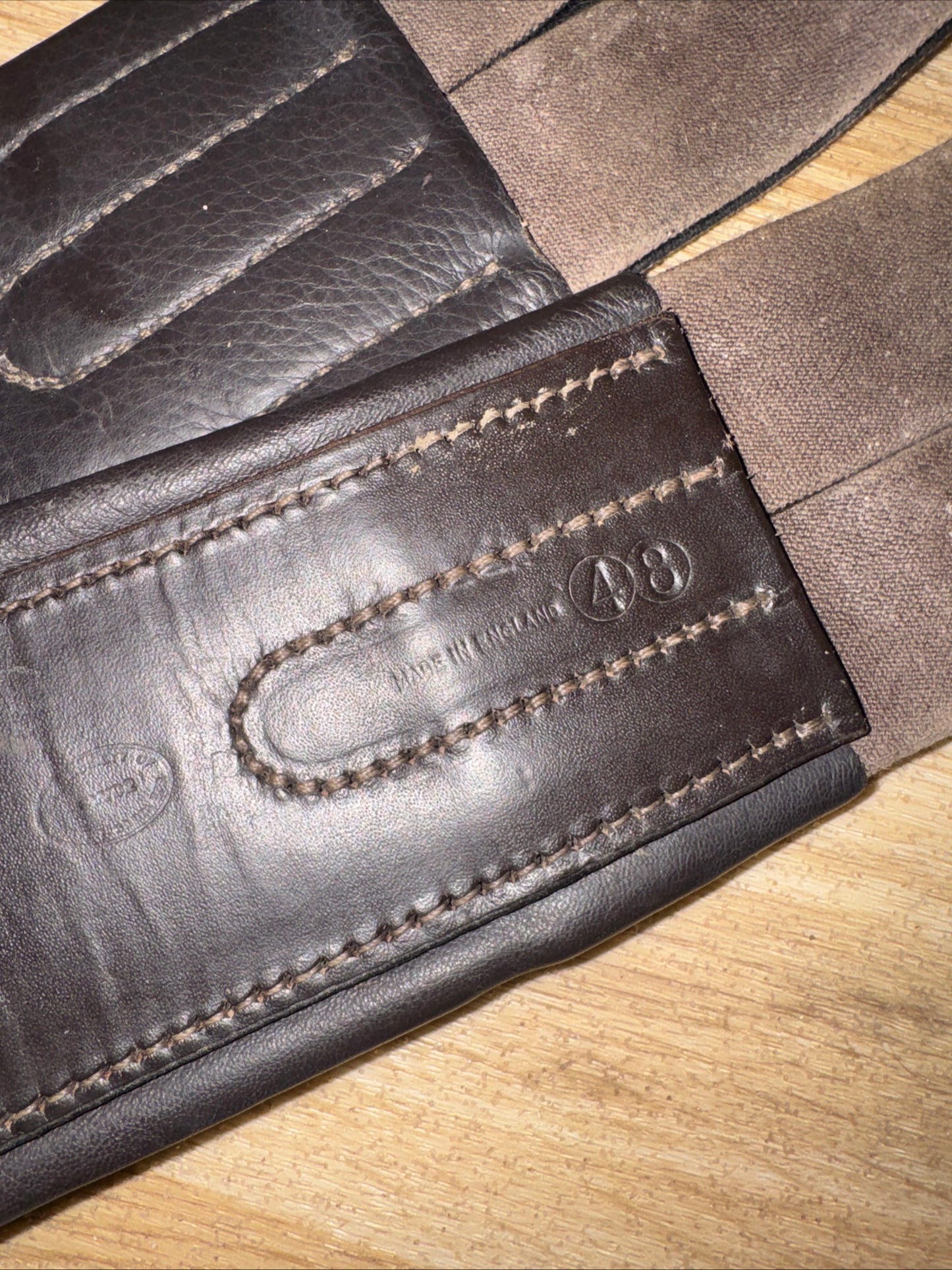 Havana Brown Padded Straight Cut Show Girth 48” Elasticated | Second Hand Tack