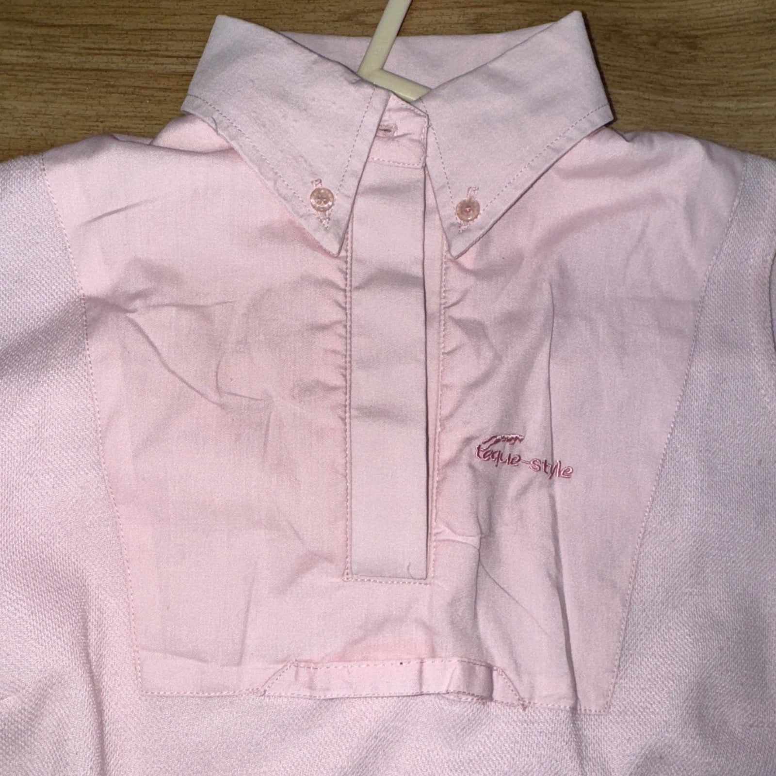 Teque-Style Pink Sleeveless Show Shirt - Size 8