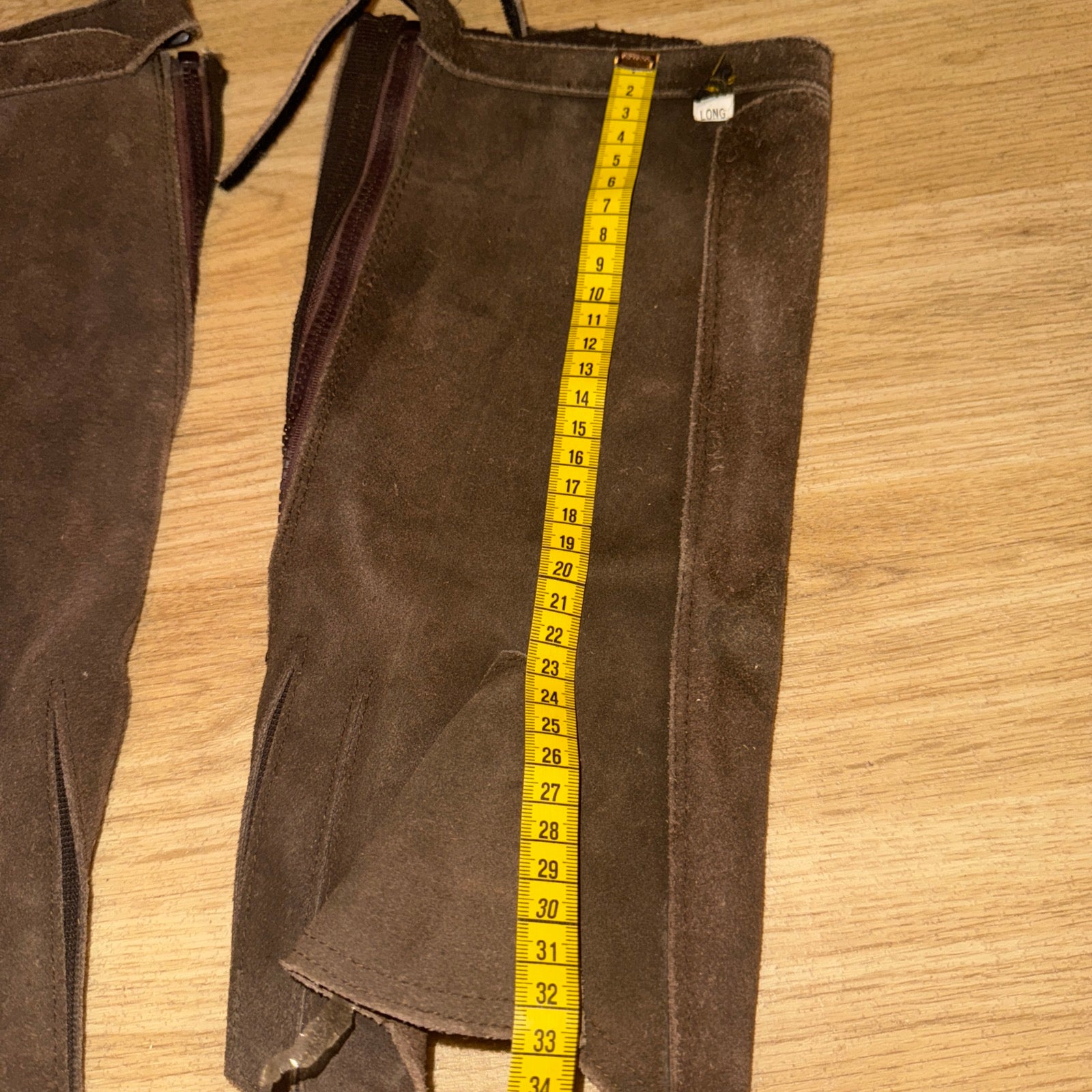 Harry Hall Suede Small Half Chaps - Stretchy