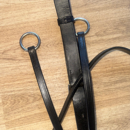 English Black Leather Running Martingale – Horse Tack #22