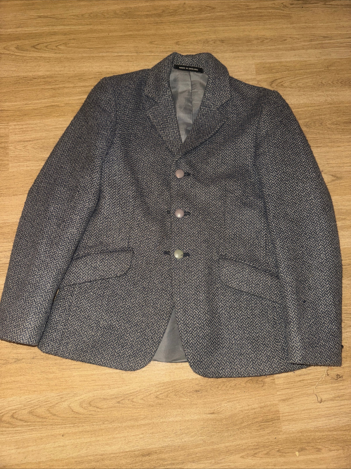 Mears Grey Tweed Show Jacket Childs 28”  #71