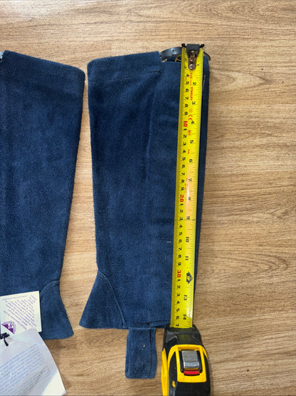 Steedman Blue Ladies Medium Suede Chaps