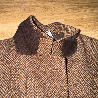 Saddlecraft Brown Wool Tweed Maids 34” Show Jacket #711 Hacking Hunting