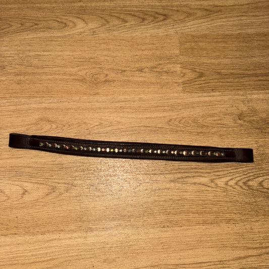Diamanté Brown Pony Browband #345