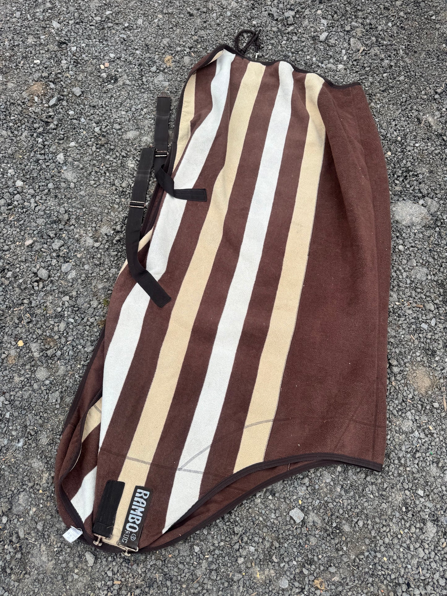 Rambo Newmarket Fleece Rug 6’0 Travel Cooler Stable Second Hand Cob Horse Tack