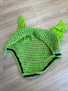 Horzehoods Lime Green Fly Veil Ears D