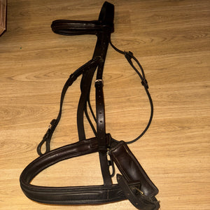 Brown Full Size English Leather Bridle - Free Post #2002