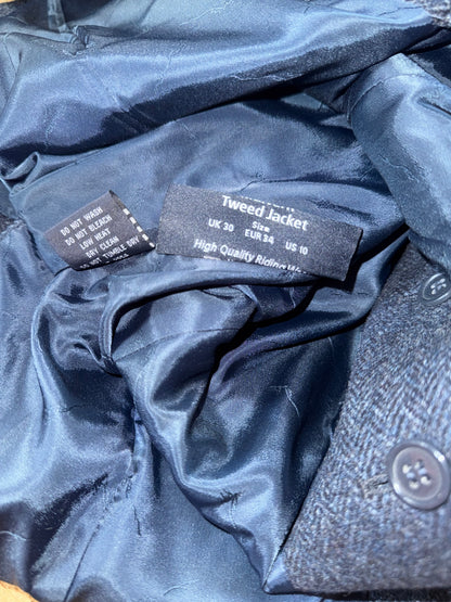 Shires Malvern Navy Tweed Show Jacket Junior Unisex 30” Showing Horse Riding #397