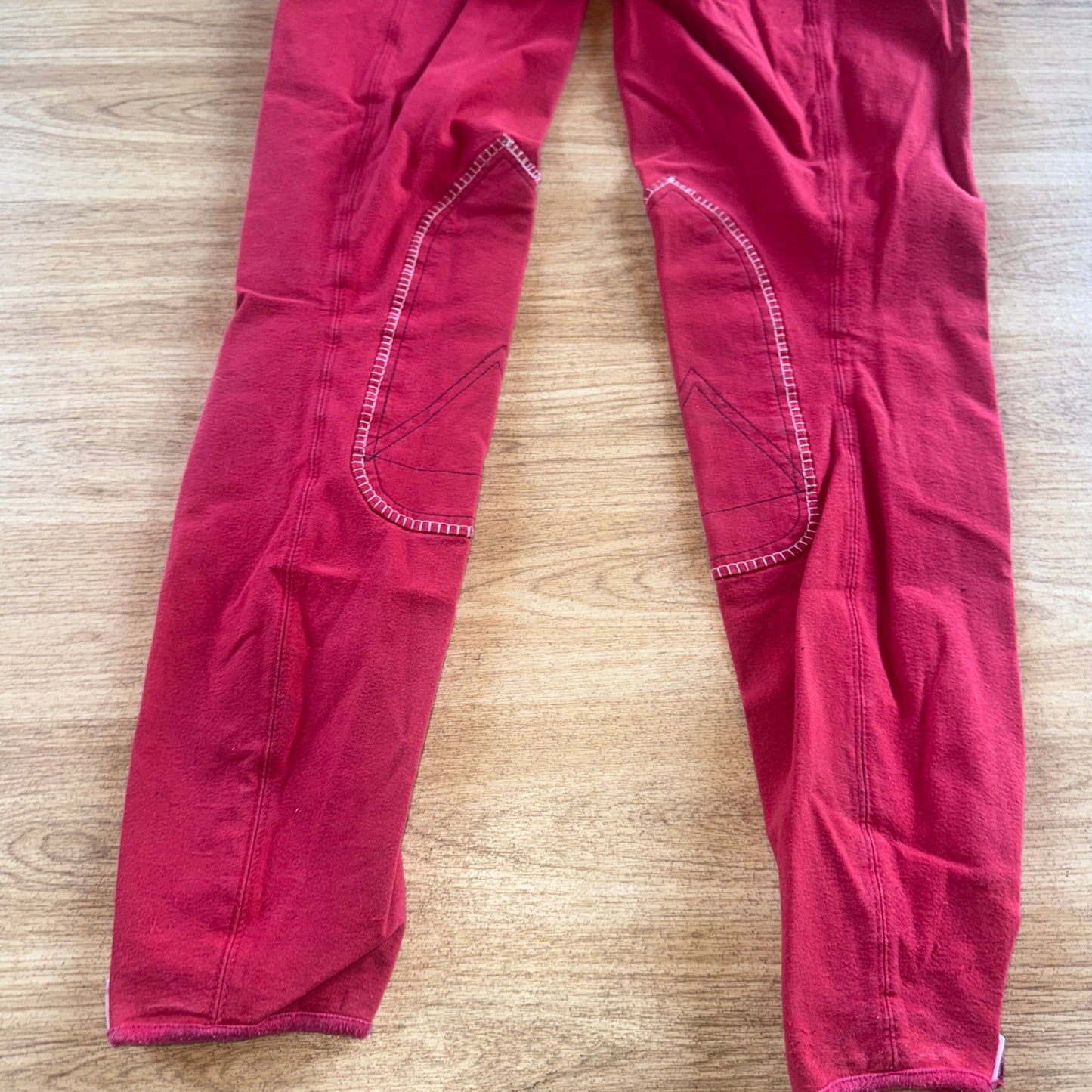Whitaker Red Denim Style Ladies 28” Breeches