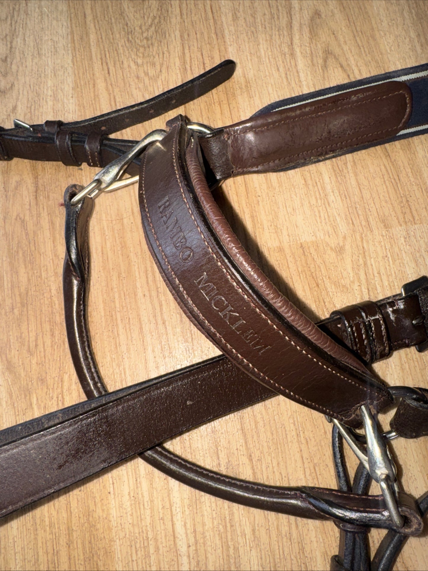Rambo Micklem 3 Point Breastplate | Elasticated | Size Cob #222