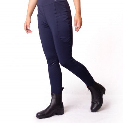 GALLOP High-Waist Pocket Silicone Knee Tights