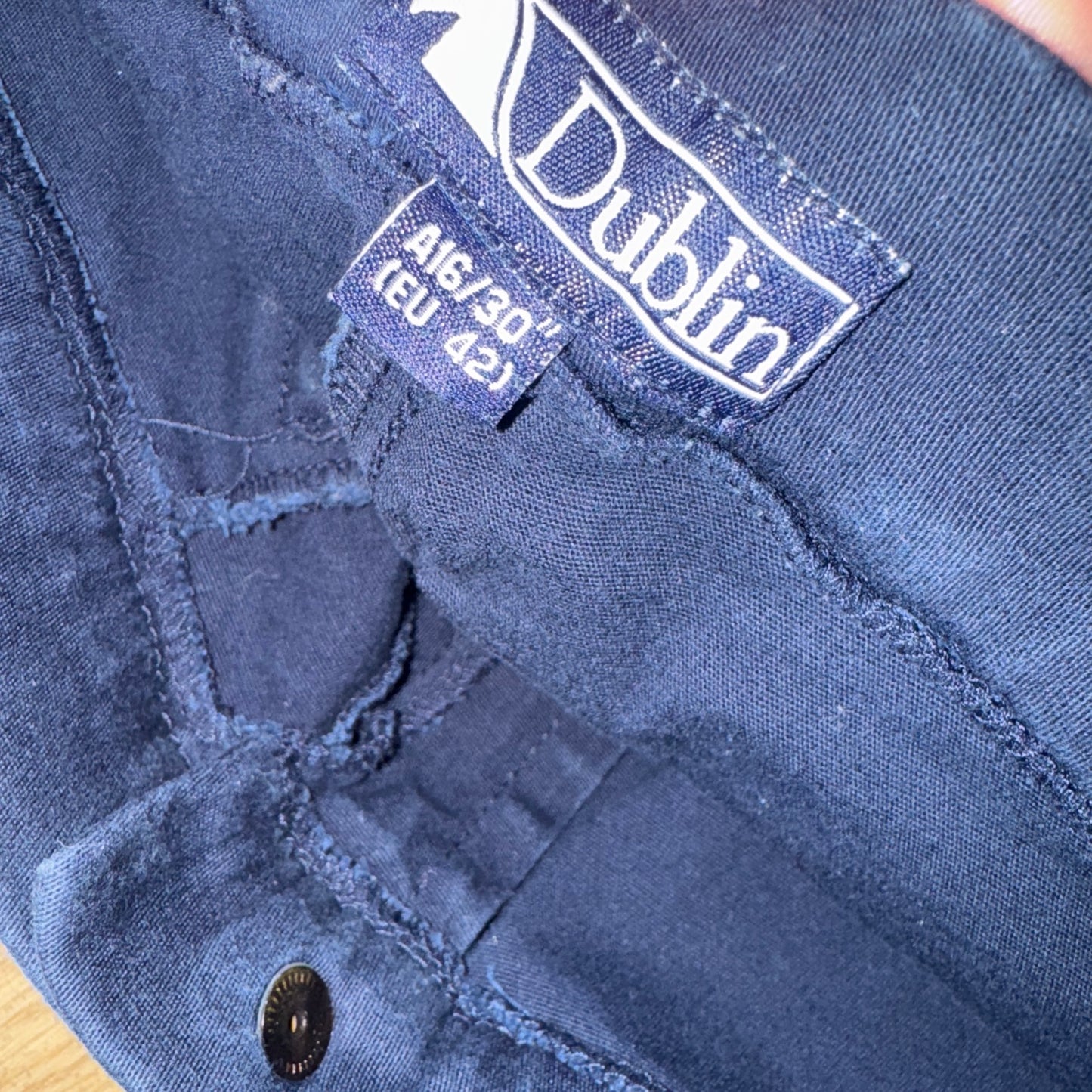 Dublin Navy  Jegging Style Jodphurs - Ladies 30”