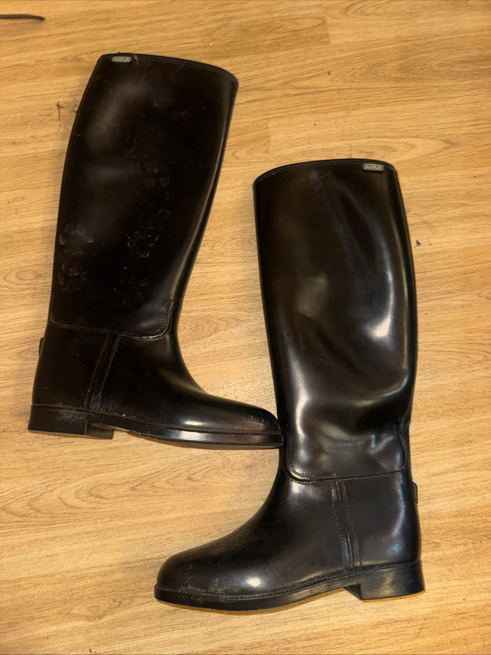 Aigle Long Rubber Riding Boots SIZE 6