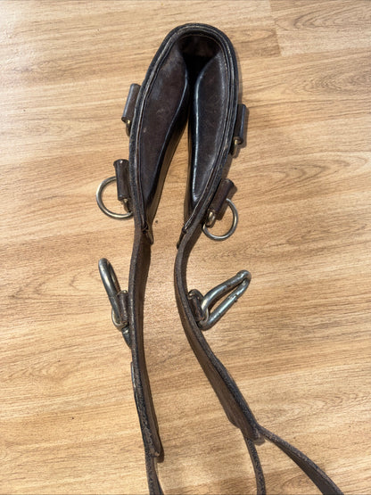 Leather Sturdy Training Lunging Roller Pony Cob Full Horse
