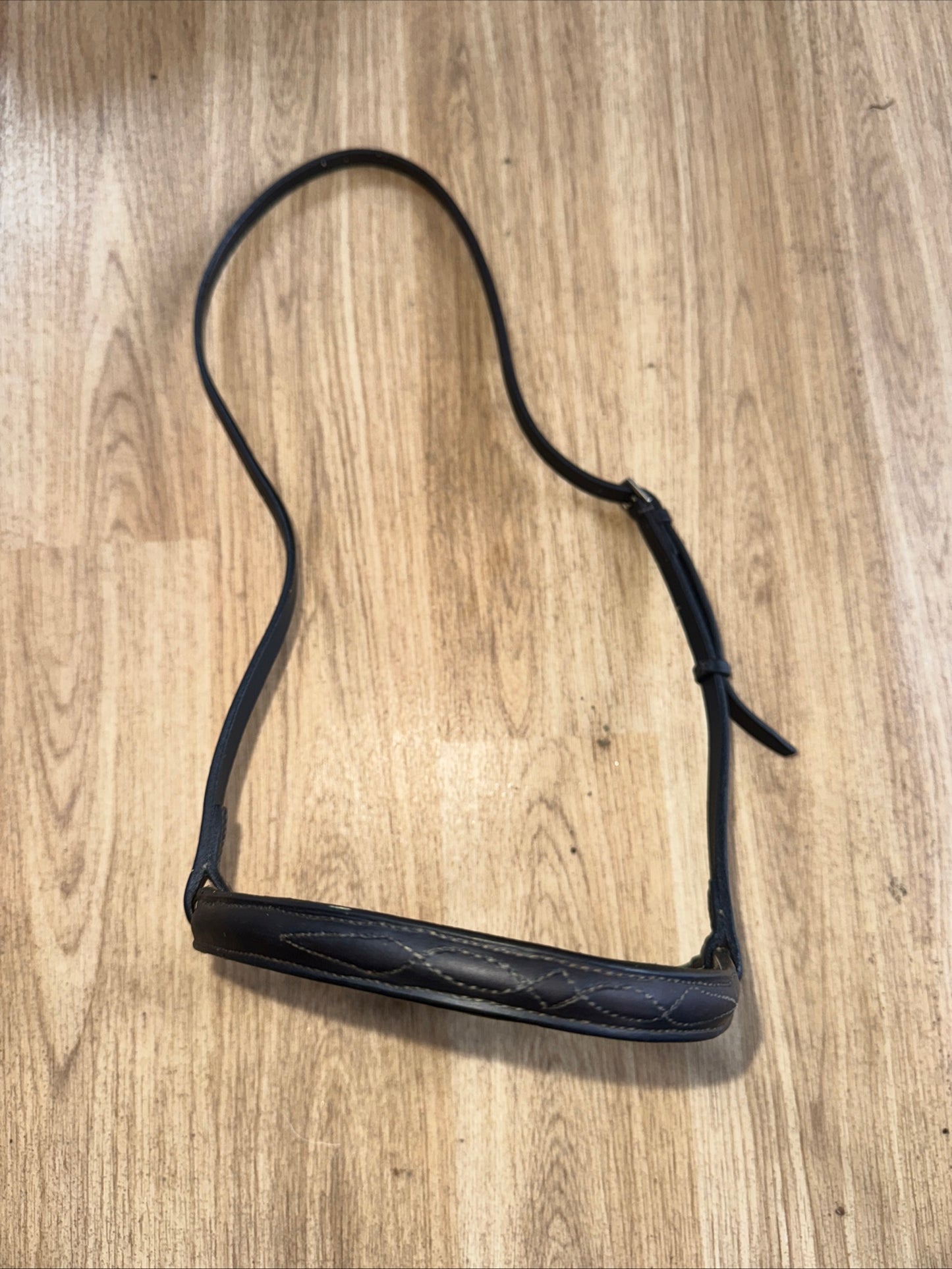 Havana Fancy Stitch Fine Noseband - Show - Cob #888
