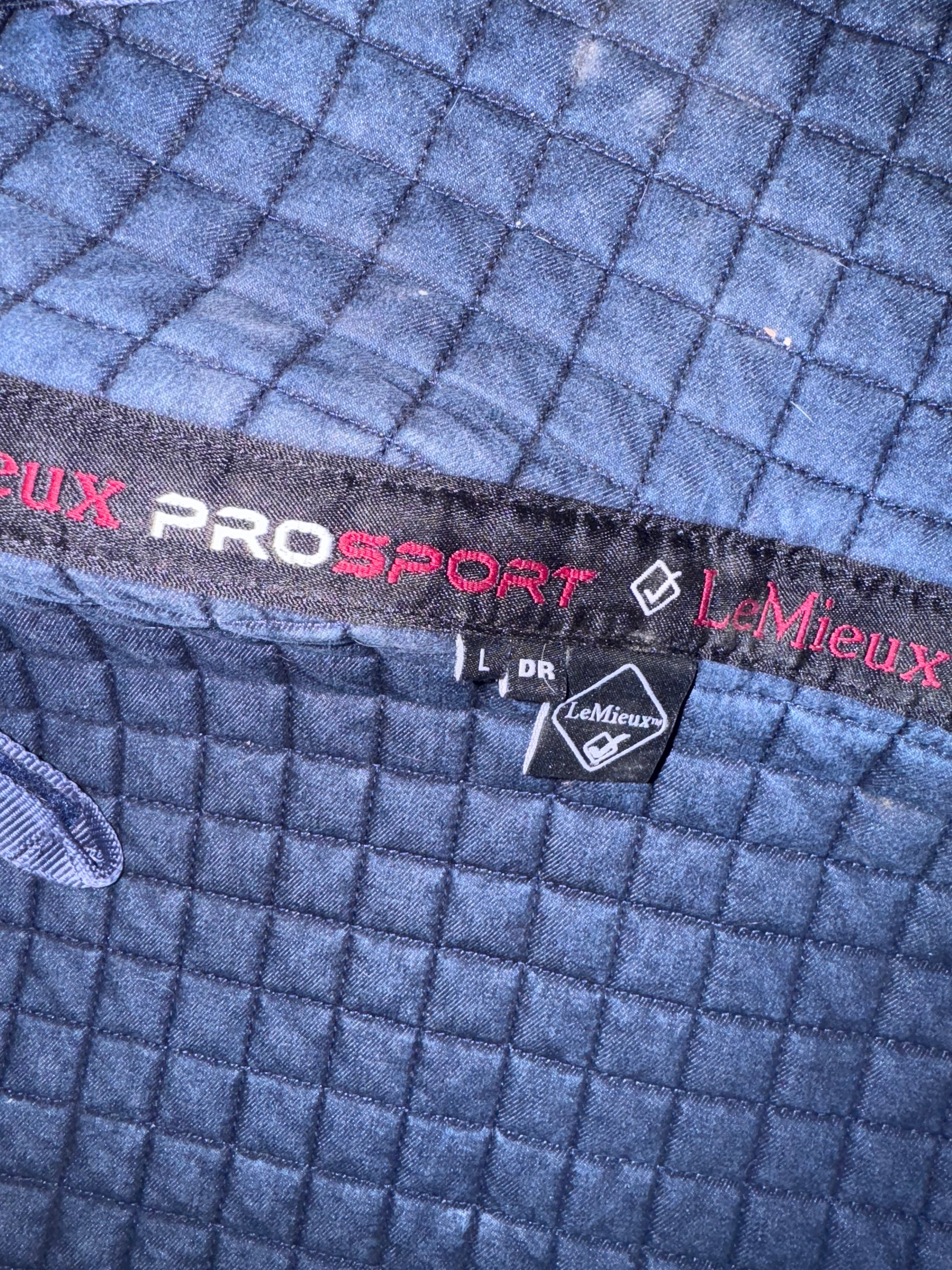 RARE DISCONTINUED Lemieux Denim Dressage Pad - Size Large