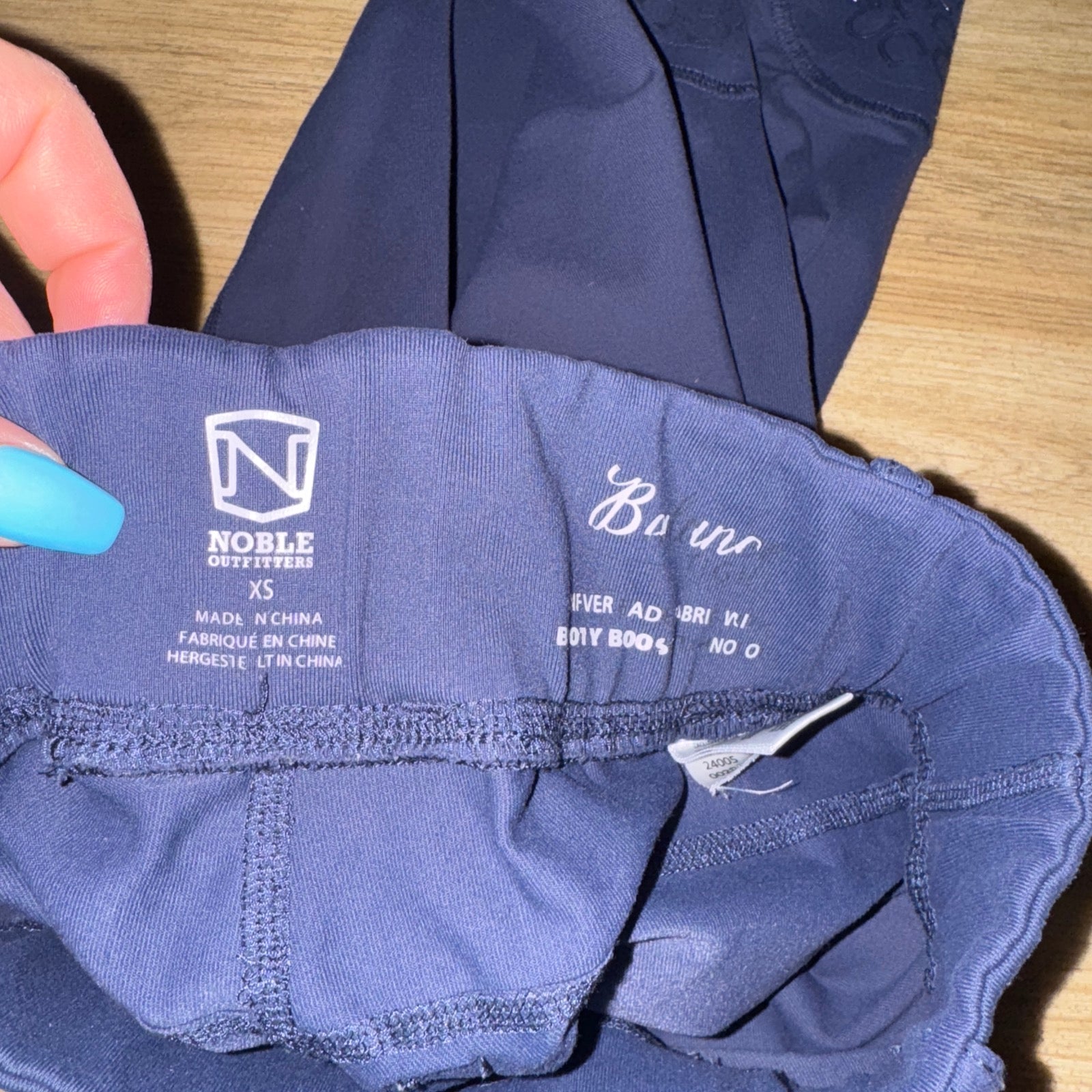 Noble Outfitters Navy Ladies XS Riding Tights - Suit Teenager