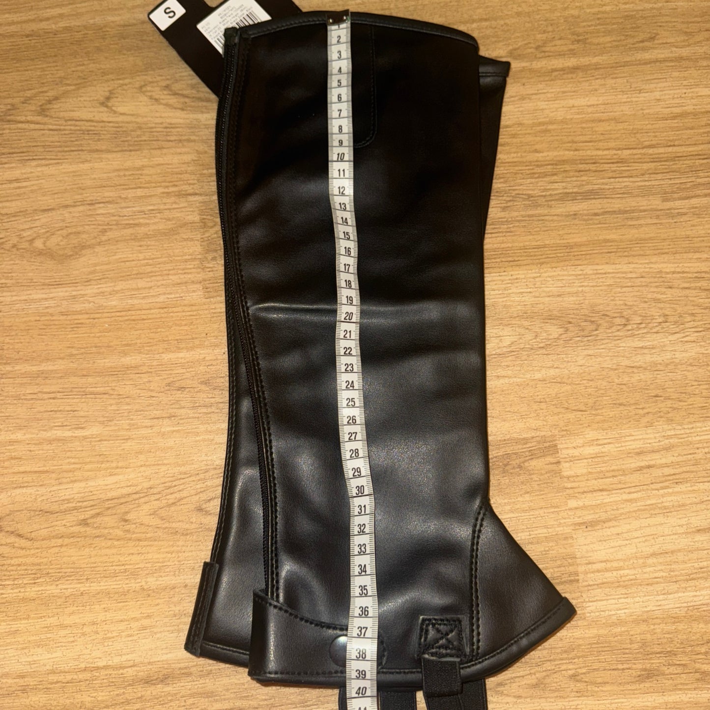 Brand New Black Half Chaps - Small - CLEARANCE