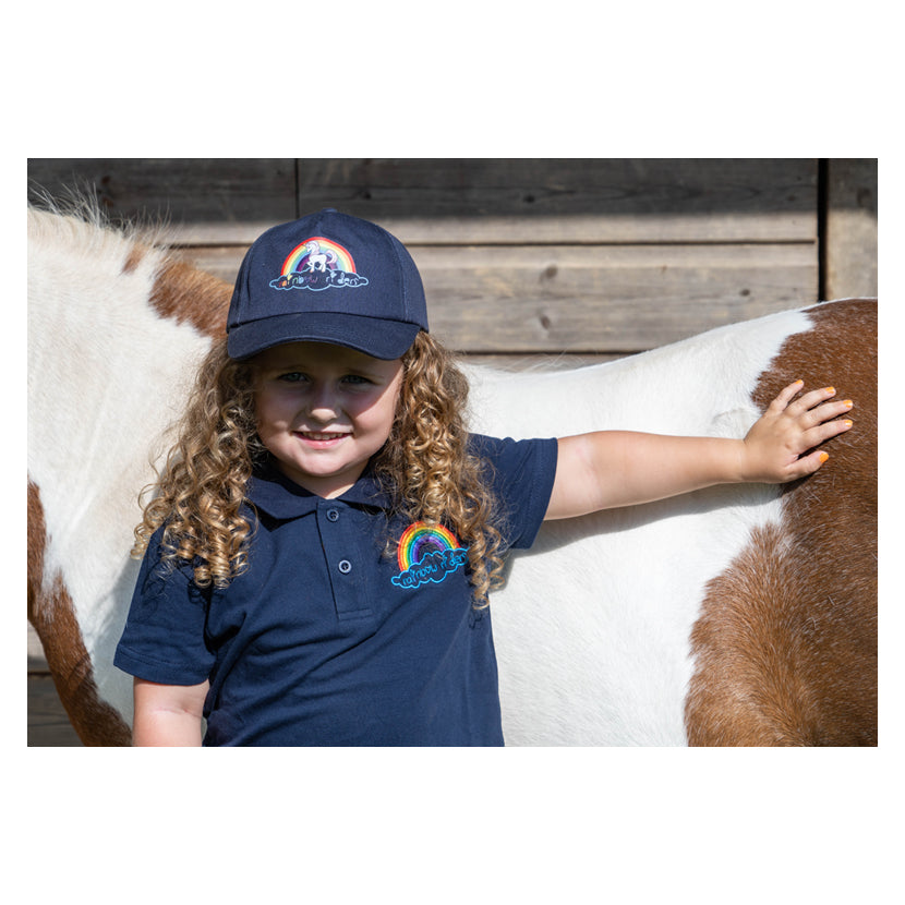 Rainbow rider baseball cap